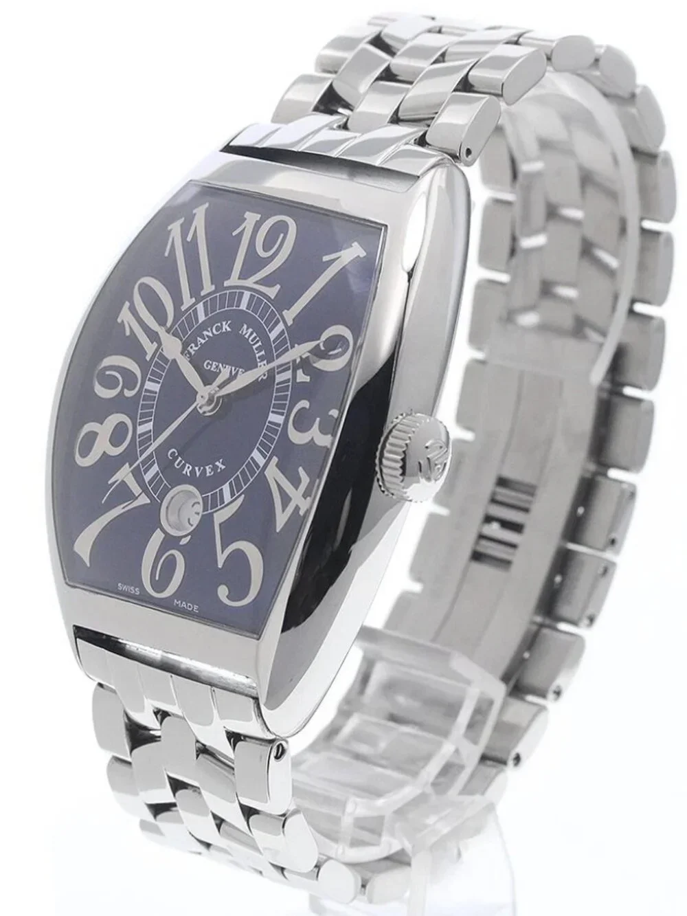 FRANCK MULLER Tonneau Curvex Blue Relief 8880BSCDTREL Automatic Men's_962400